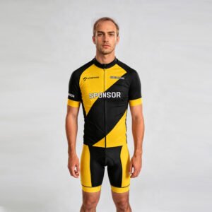 Performance men's short-sleeve cycling jersey