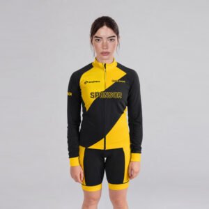 Performance women's long-sleeve cycling jersey