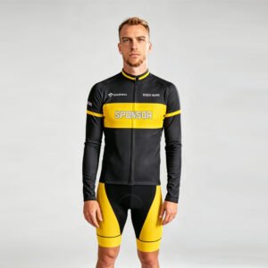 Comfort unisex long-sleeve cycling jersey