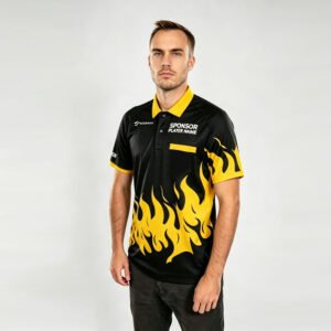 Aims men's darts polo shirt